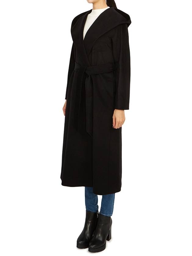 Bdanton Virgin Wool Single Coat Black - MAX MARA - BALAAN 3