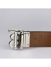 Reversible Monogram Leather Belt Black - BURBERRY - BALAAN 3