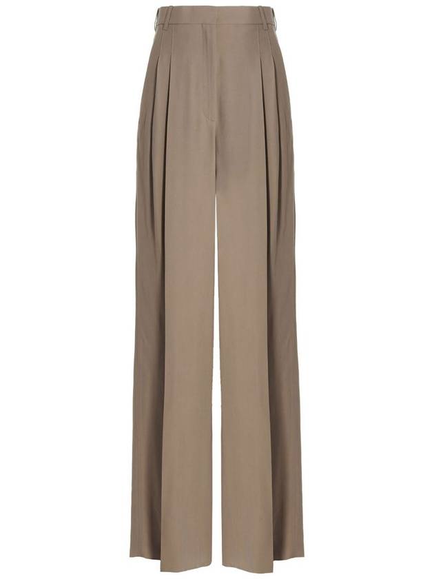 Women's Pin Tuck Wide Pants Pink - ROCHAS - BALAAN 2