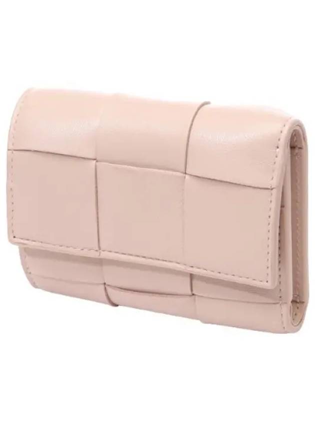 Cassette single fold zipper wallet women s half - BOTTEGA VENETA - BALAAN 1