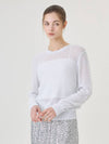 Linen Sequin Crochet Summer Long Sleeve Knit - RS9SEOUL - BALAAN 4