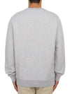 Campus Fox Regular Sweatshirt Light Grey Melange - MAISON KITSUNE - BALAAN 4