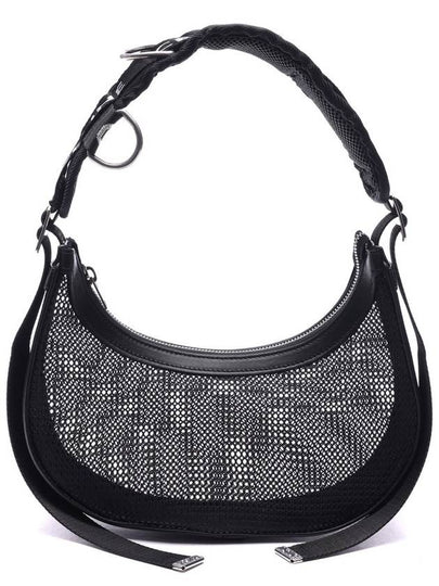 Mesh Tracking Shoulder Bag Black - CELINE - BALAAN 2