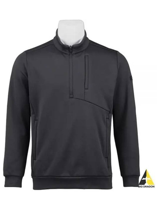 Fleece Lined Jersey Half Zip Jacket TKPMJ341J BK Men s Line - TITLEIST - BALAAN 1