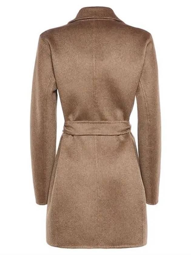 Women's Nemi Belted Cashmere Single Coat Brown - MAX MARA - BALAAN 3