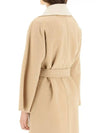 22FW Rail twotone wool belted cord beige 50160429 013 - MAX MARA - BALAAN 4