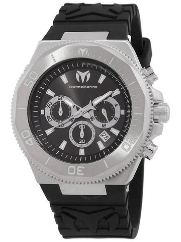 Technomarine Manta Ocean Chronograph Quartz Black Dial Men's Watch TM-224012 - TECHNOMARINE - BALAAN 1