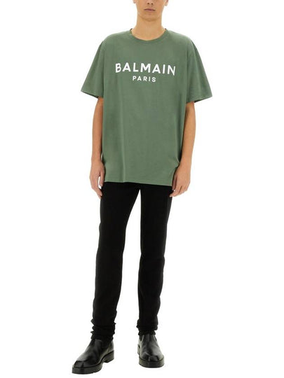 T-SHIRT WITH LOGO - BALMAIN - BALAAN 2