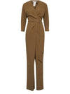 Gattoni Wrap Jumpsuit Camel - MAX MARA - BALAAN 2