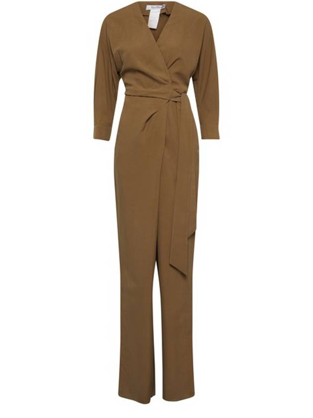 Gattoni Wrap Jumpsuit Camel - MAX MARA - BALAAN 2