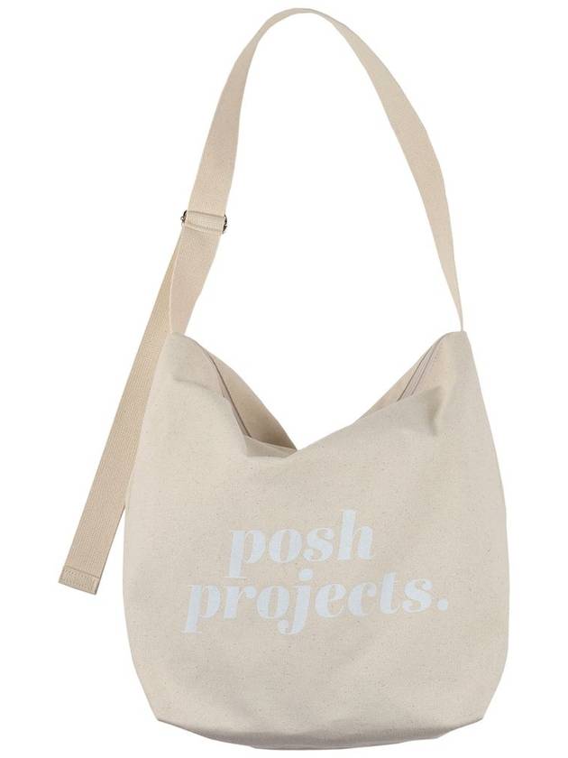 E137 Kangaroo Large Tote Bag White - POSHPROJECTS - BALAAN 1