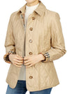 Diamond Quilted Thermoregulated Jacket New Chino Beige - BURBERRY - BALAAN.