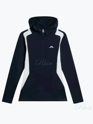 Mae Quarter Zip Hood GWJS11076 6855 Women s Up - J.LINDEBERG - BALAAN 1