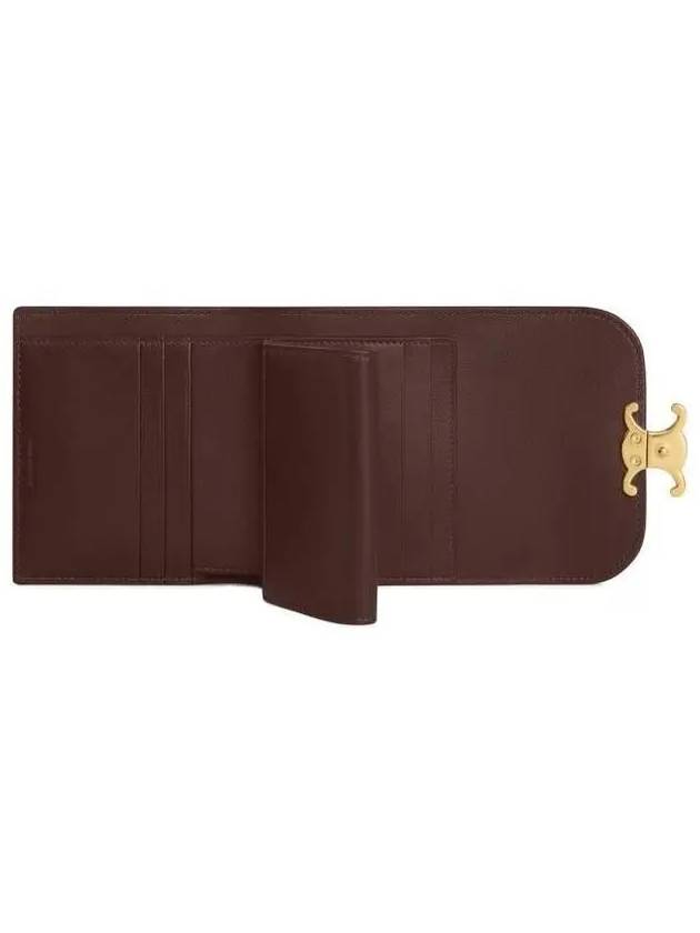 Triomphe buckle trifold small wallet - CELINE - BALAAN 3