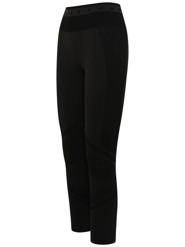 Women's Genesis Star Band LeGGings Black - GOLDEN GOOSE - BALAAN 3