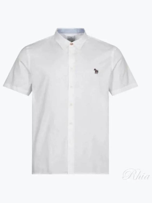 PS by Organic Cotton Short Sleeve Shirt White - PAUL SMITH - BALAAN 2