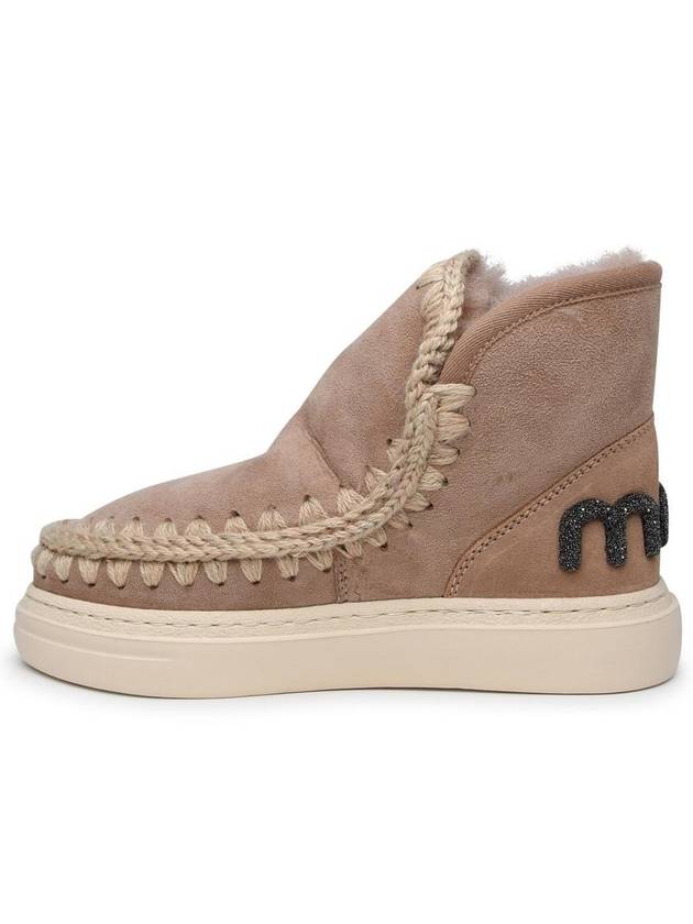 Mou Eskimo Beige Sheepskin Sneakers - MOU - BALAAN 3