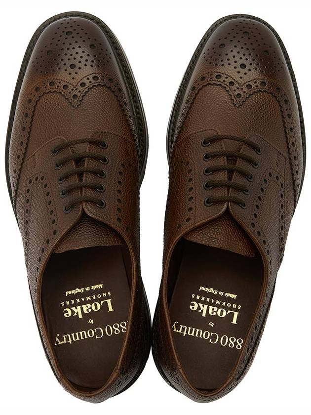 Men's Badminton Brogues Dark Brown - LOAKE - BALAAN 3