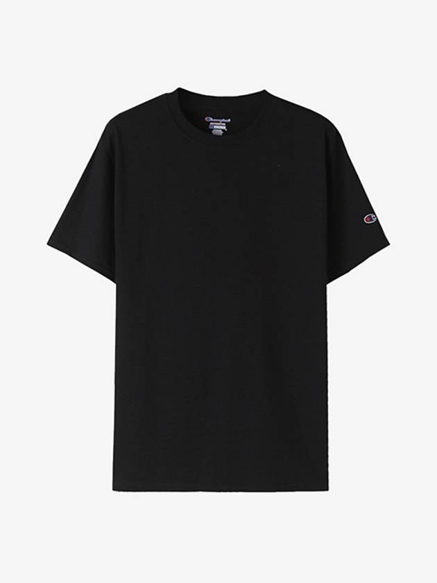 Men's Cotton Short Sleeve T-Shirt Black - CHAMPION - BALAAN 2