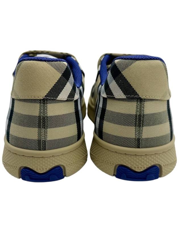 Check Low Top Sneakers Beige - BURBERRY - BALAAN 6