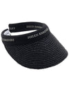 Women s Marina Sun Visor HAT50318 CHARCOAL BLACK LOGO - HELEN KAMINSKI - BALAAN 4