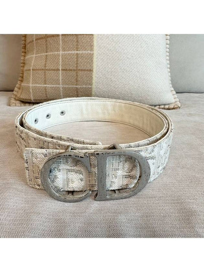 CD logo oblique reversible men s belt - DIOR - BALAAN 2