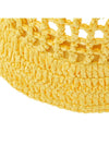 embroid logo raffia bucket hat yellow - PRADA - BALAAN 8