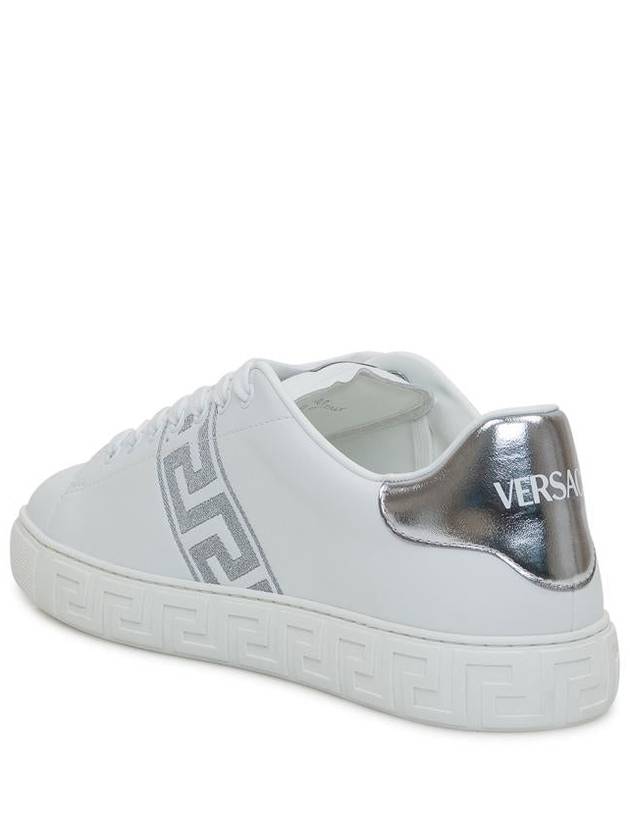 Versace Greek Embroidered Sneakers - VERSACE - BALAAN 3