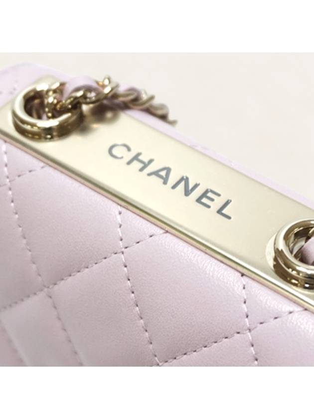 Trendy CC mini cross bag pink champagne gold A81633 - CHANEL - BALAAN 5