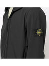 Wappen Patch Soft Shell Hooded Jacket Black - STONE ISLAND - BALAAN 4