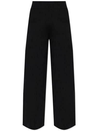 Zigote Wide Wool Slacks Black - MAX MARA - BALAAN 2