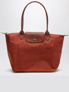 Le Pliage Green Medium Shoulder Bag Tote Chestnut Women s - LONGCHAMP - BALAAN 7