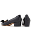 Vara Bow Patent Pumps Black - SALVATORE FERRAGAMO - BALAAN 7