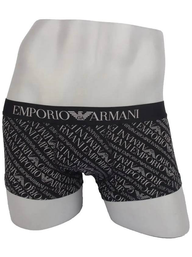 Armani Panties Underwear Men's Underwear Draws 2F506 Logo Black - EMPORIO ARMANI - BALAAN 1