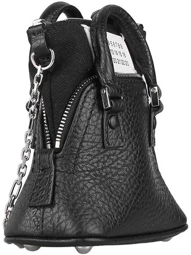 5AC Classic Baby Shoulder Bag Pale Black - MAISON MARGIELA - BALAAN 3