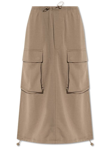 MM6 Maison Margiela Skirt With Pockets, Women's, Beige - MAISON MARGIELA - BALAAN 1