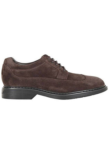 suede derby shoes brown - HOGAN - BALAAN 1