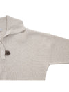 Men's Cashmere Knit Zip-Up Cardigan Grey - BRUNELLO CUCINELLI - BALAAN 5