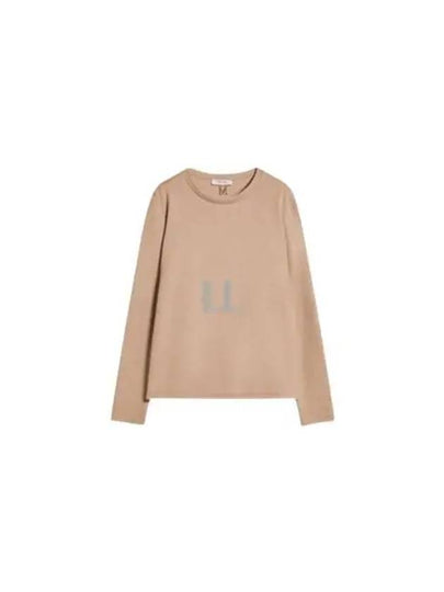 Duccio Long Sleeve T-Shirt Camel - S MAX MARA - BALAAN 2