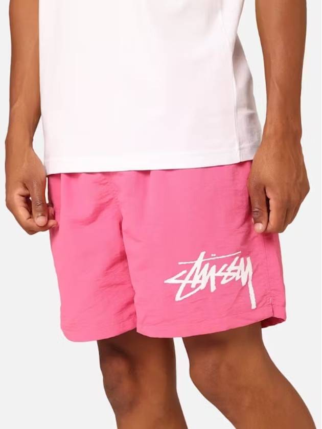 Big Stock Water Shorts Pink - STUSSY - BALAAN 5