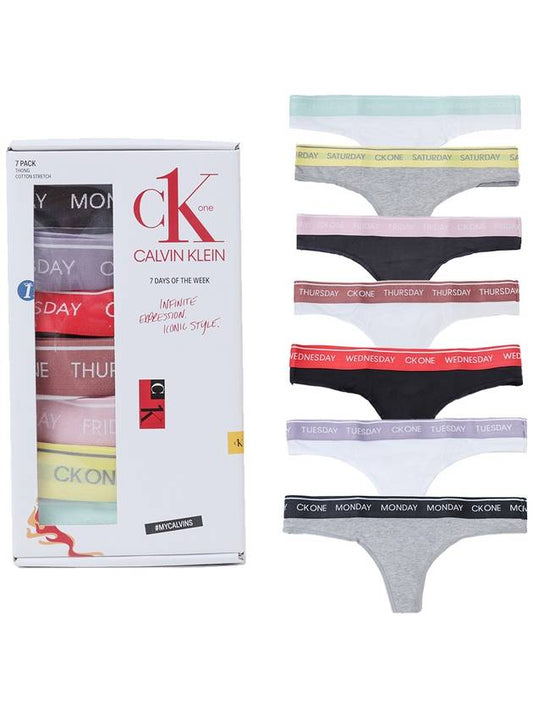 CK ONE Women’s Panties 7 Piece Set QF5937904 - CALVIN KLEIN - BALAAN 1