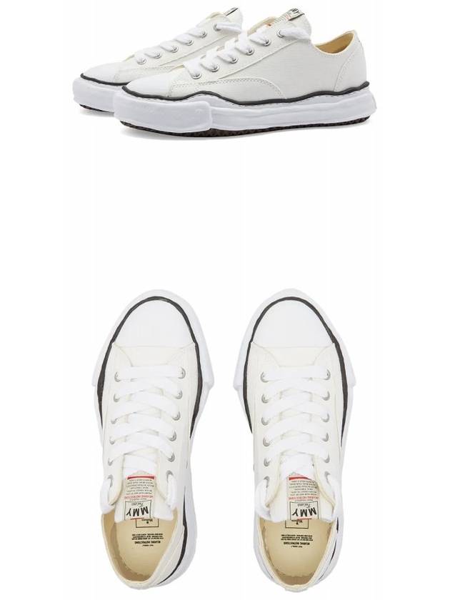 Peterson OG Sole Canvas Low Sneakers White - MAISON MIHARA YASUHIRO - BALAAN 5