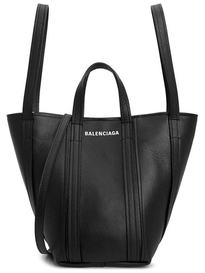 Calfskin Everyday Tote Bag Black - BALENCIAGA - BALAAN 2