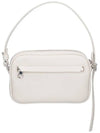 Camera Slim Leather Shoulder Bag Mastic Grey - COURREGES - BALAAN 4