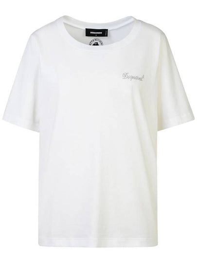 Long Sleeve T-Shirt S75GD0441 S24668100 WHITE - DSQUARED2 - BALAAN 2