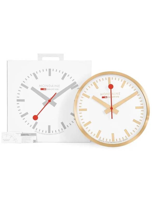 40cm kitchen wall clock gold - MONDAINE - BALAAN 5