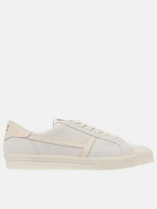 Suede Jarvis Low Top Sneakers White - TOM FORD - BALAAN 2