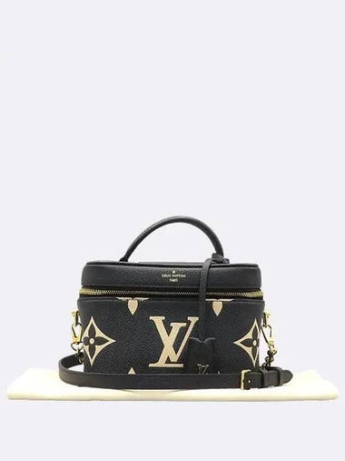 M45780 Black Monogram Empreinte Vanity PM Tote Bag Cross Strap - LOUIS VUITTON - BALAAN 1