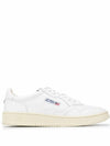 Medalist Leather Low Top Sneakers White - AUTRY - BALAAN 2