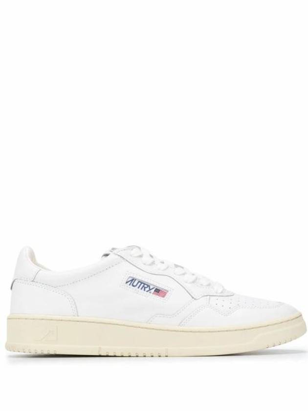 Medalist Leather Low Top Sneakers White - AUTRY - BALAAN 2